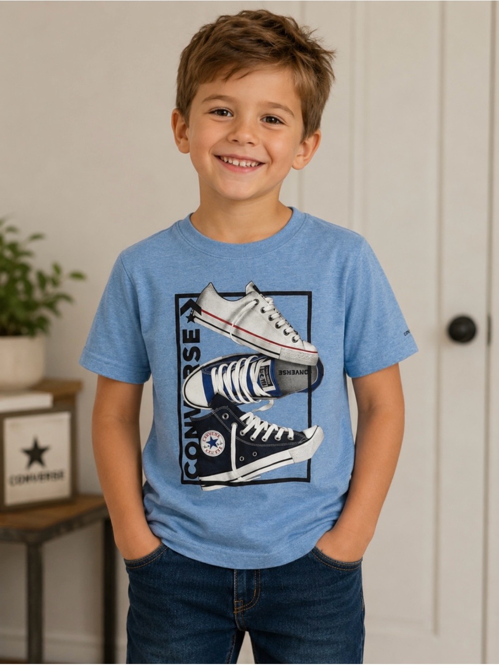 NWT Converse Boys Chuck Taylor Signature Tee Shirt